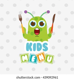 kids menu design 