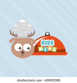 kids menu design 