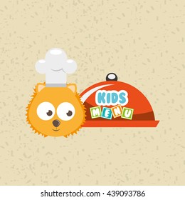 kids menu design 
