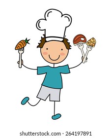 kids menu design, vector illustration eps10 graphic 