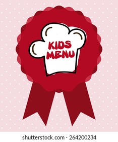 kids menu design, vector illustration eps10 graphic 