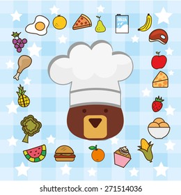 kids menu design, vector illustration eps10 graphic 