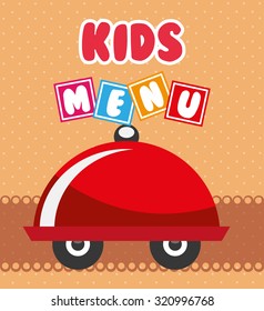 kids menu design, vector illustration eps10 graphic 