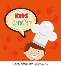 kids menu design, vector illustration eps10 graphic 