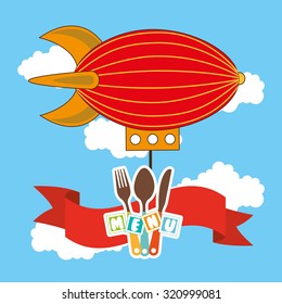 kids menu design, vector illustration eps10 graphic 
