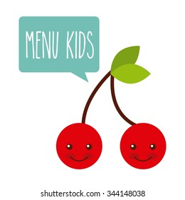 kids menu design, vector illustration eps10 graphic 