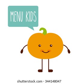 kids menu design, vector illustration eps10 graphic 