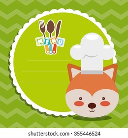 kids menu design, vector illustration eps10 graphic 