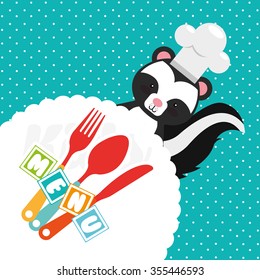 kids menu design, vector illustration eps10 graphic 