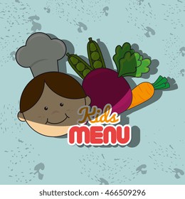 kids menu design, vector illustration eps10 graphic 
