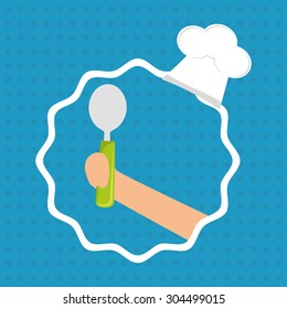 Kids Menu digital design, vector illustration 10 eps graphic