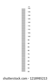 Kids Meter Wall Template 50 140 Stock Vector (Royalty Free) 1218985213 ...