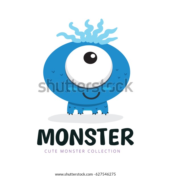 Kids Monster Logo Stock Vector (Royalty Free) 627546275 | Shutterstock