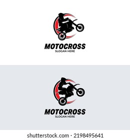 Plantilla de diseño de logotipo Motocross para niños