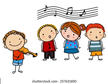 kids and music