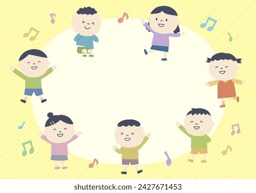 kids, music, flame, text space, eye-catching image