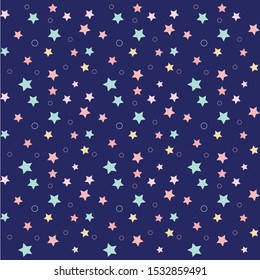 kids night wear pattern star texture colorful pretty