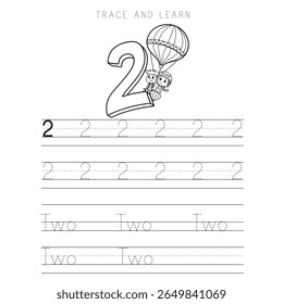 Kids Number Tracing Workbook - Learn to Write Numbers