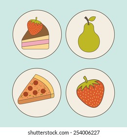 kids nutrition design, vector illustration eps10 graphic 