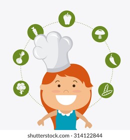Kids nutrition design, vector illustration eps 10.