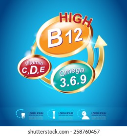 Kids Omega 3 Vector