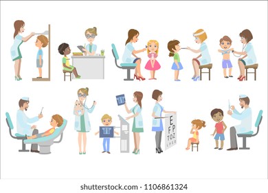 Kids On Medical Examination