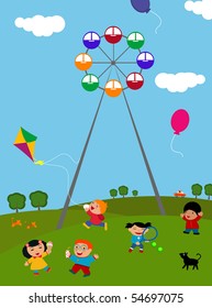 Kids on the playground
