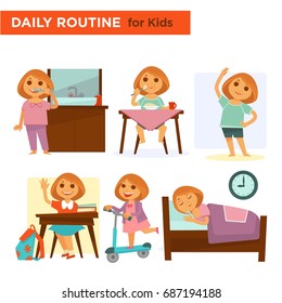 Kids on their daily goings