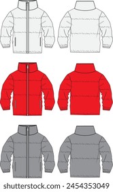 Kids Padded Jacket Fashion Flat