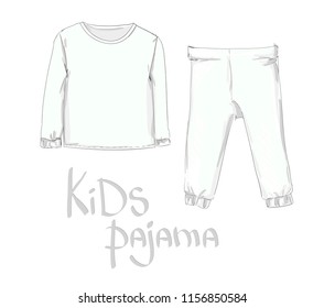 Kids Pajama, fashion baby clothing. 