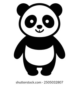 kids panda vector illustration design