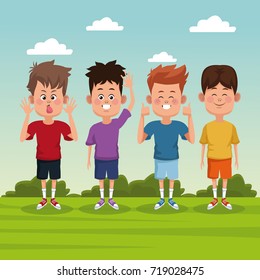 Kids at park