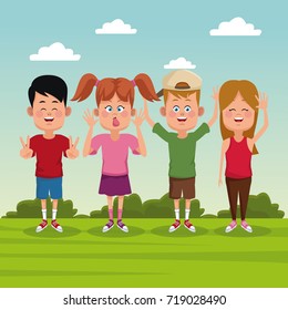 Kids at park