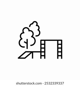 kids park icon sign vector