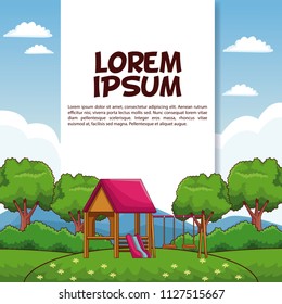 Kids park poster
