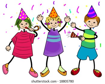 Kids Party - Vector