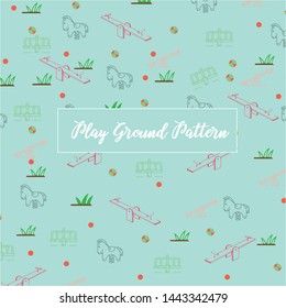 Kids pattern its based on playground theme