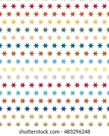 Kids pattern. Colorful stars texture.