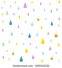 kids pattern rain drops