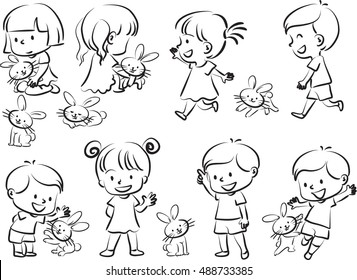kids and pets set