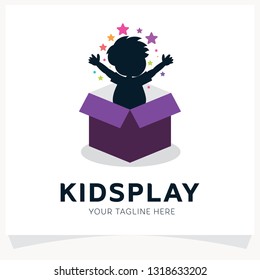Kids Play Logo Design Template Inspiration