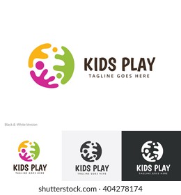 Kids Play Logo Template