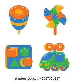 Kids Playground Element Vector Illustration