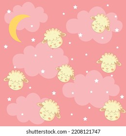 kids playground lamb pattern wallpapers
