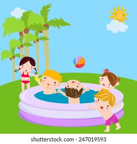 Kids playing