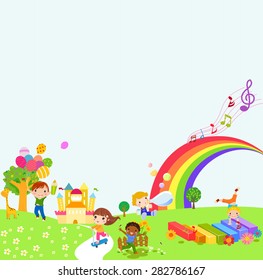 Kids playing