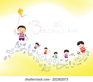 kids playing background