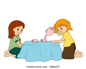 Casa de juegos para niños - Vector