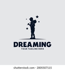 Kids Playing logo designs concept vector, Children Color logo template icon