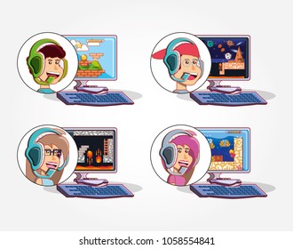 kids playing with video game console